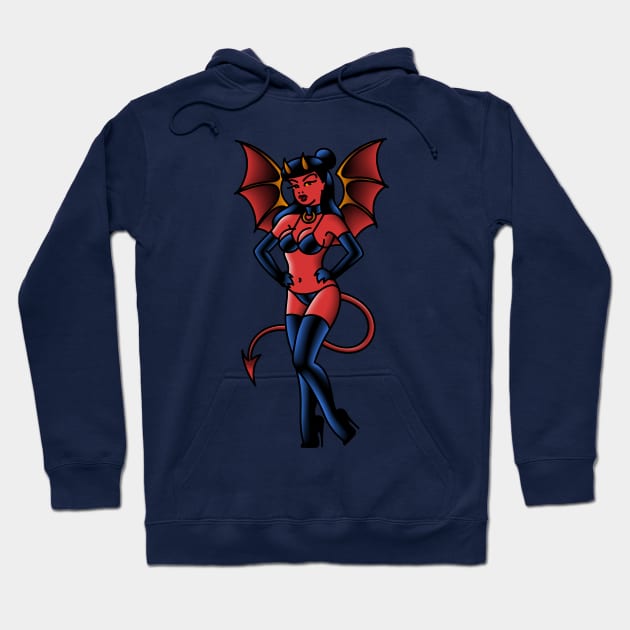 Demon Girl Hoodie by OldSalt